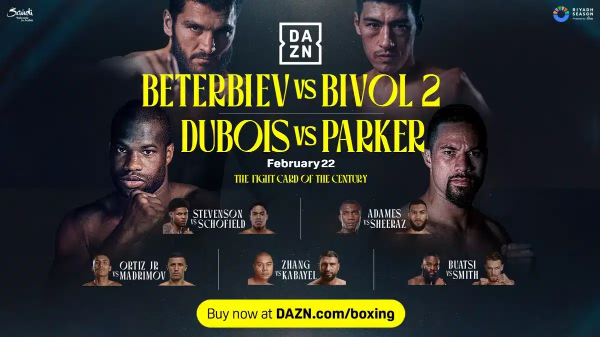 Beterbiev vs. Bivol 2: Undisputed Light-Heavyweight Championship Rematch – February 22 in Riyadh, Saudi Arabia - Boxing Image