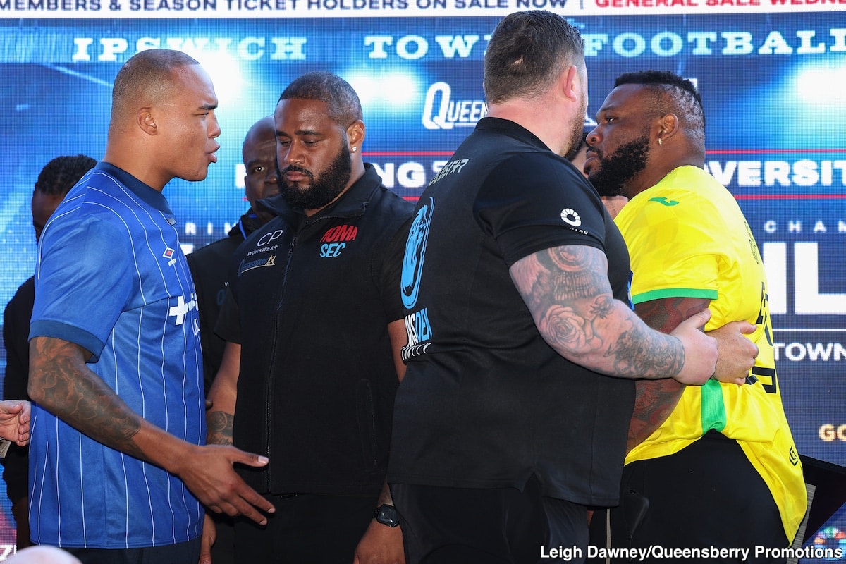 Wardley vs. Miller Press Conference Erupts as Tensions Boil Ahead of Ipswich Showdown - Boxing Image