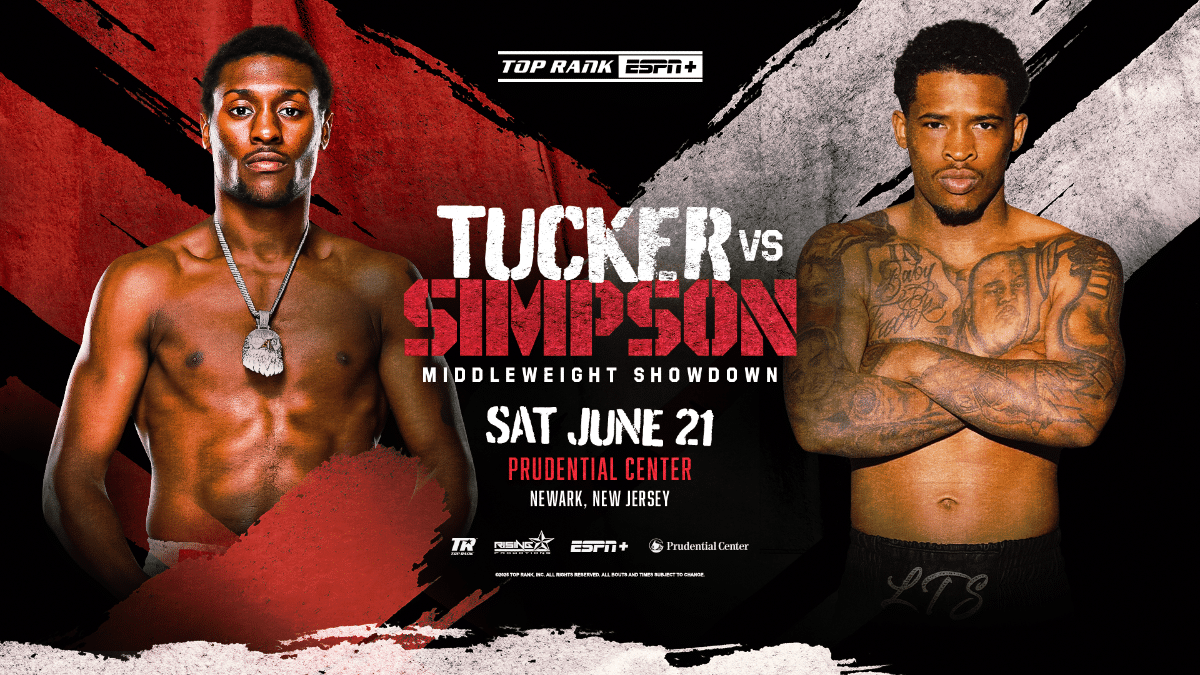 Tucker vs. Simpson: Social Media Beef Turns into Ring Rivalry on June 21 at Prudential Center - Boxing Image