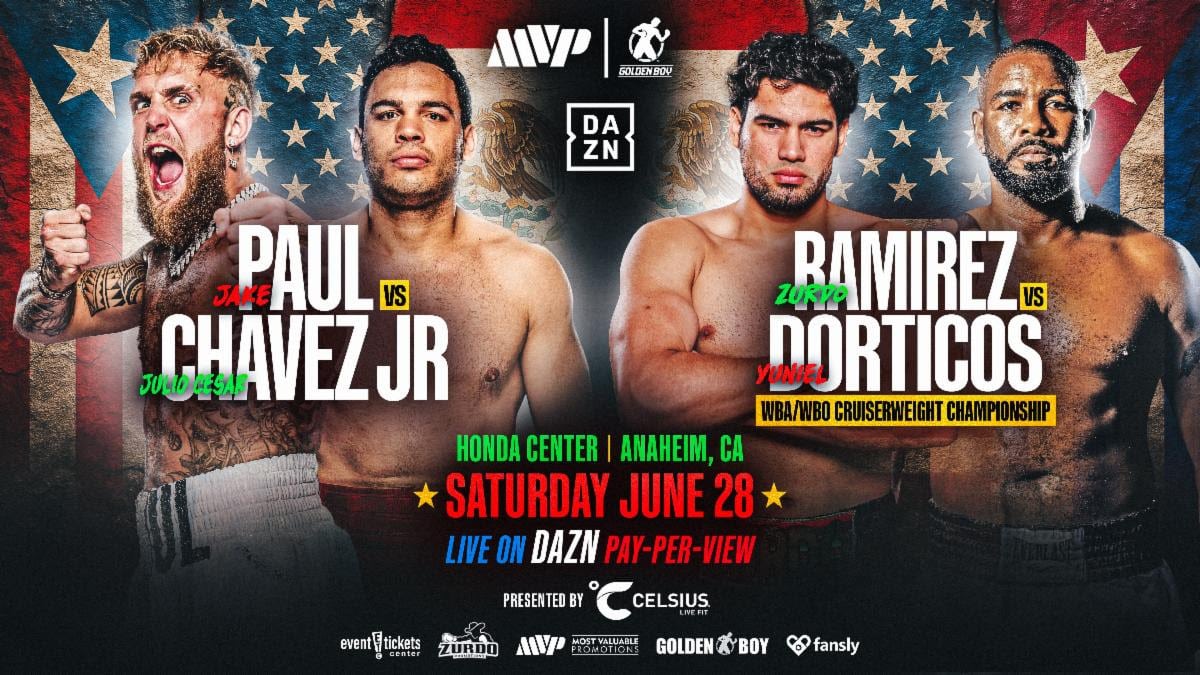 Jake Paul vs. Julio César Chávez Jr.: The Wild Cruiserweight Collision Set to Rock Anaheim - Boxing Image