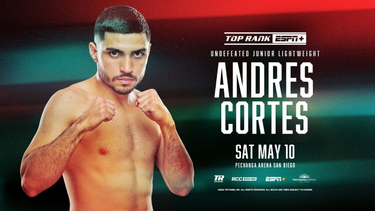 Cortes vs. Jimenez Headlines Undercard Ahead of Navarrete-Suarez & Muratalla-Abdullaev on ESPN May 10 - Boxing Image