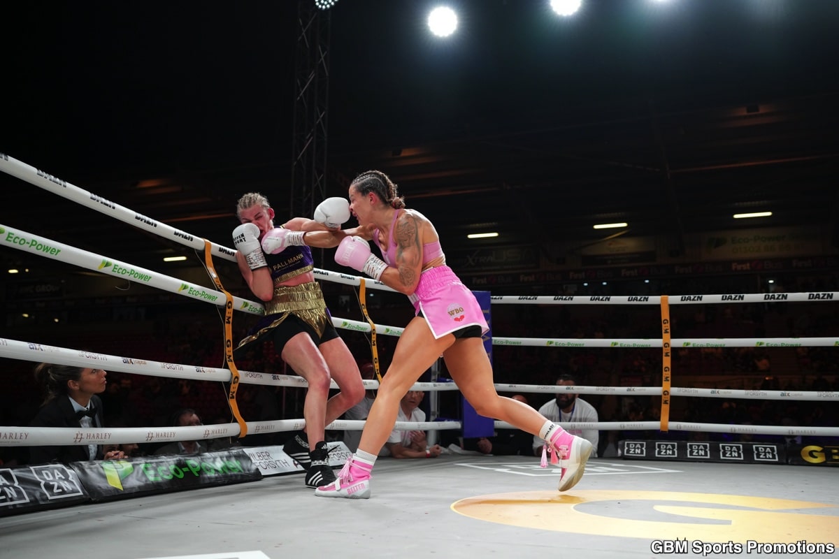 Terri Harper Dominates Zimmermann In Front Of Hometown Crowd, Maxi Hughes Moves Closer To WBC Title Shot - Boxing Image