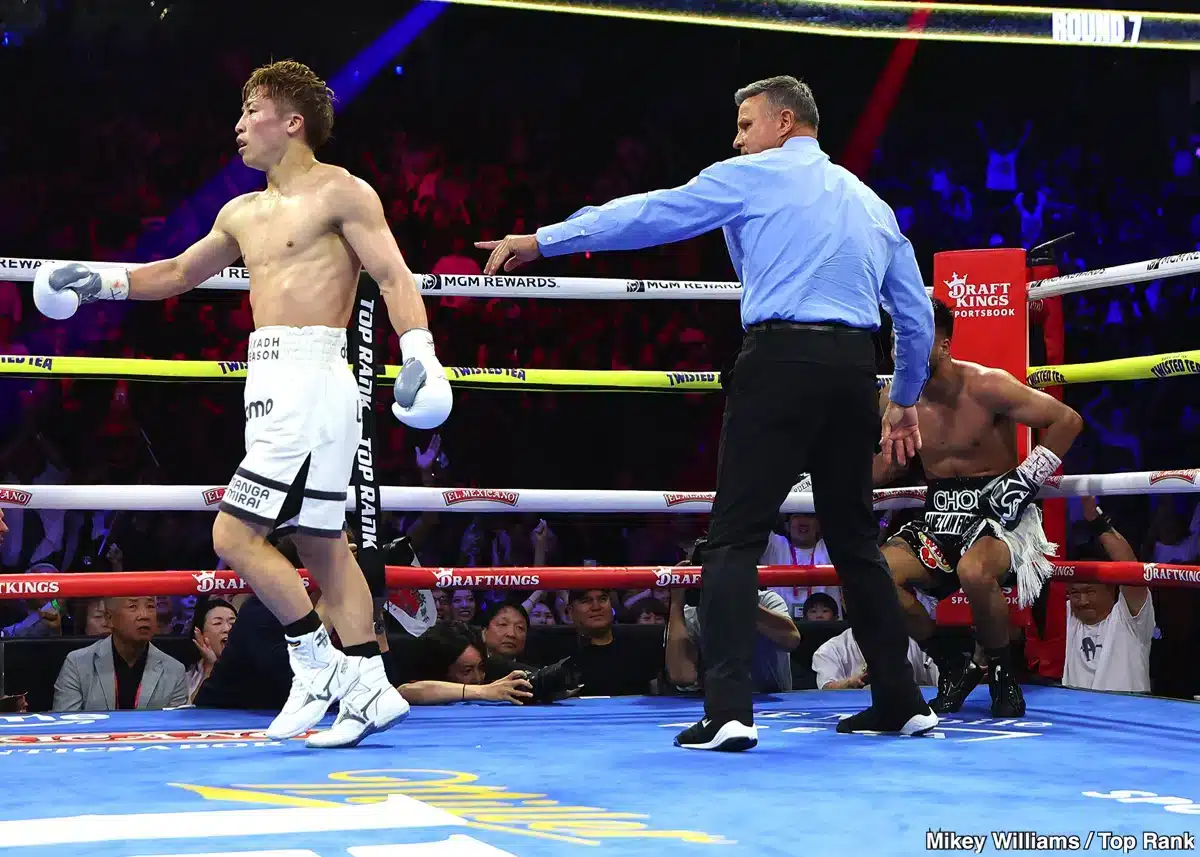 Naoya Inoue Survives Early Knockdown, Smashes Cardenas in Eight - Boxing Image