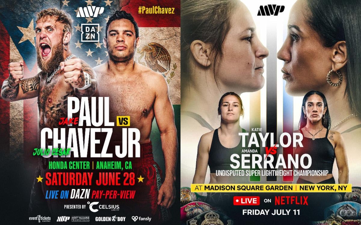 Paul vs. Chávez Jr. and Taylor vs. Serrano III land in pubs near you - Boxing Image