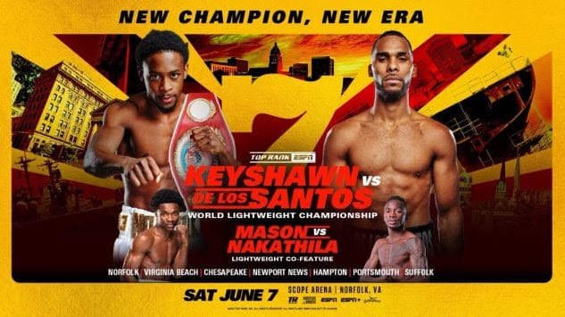 Keyshawn Davis Returns Home to Defend His Title – But De Los Santos Isn’t Coming Quietly - Boxing Image
