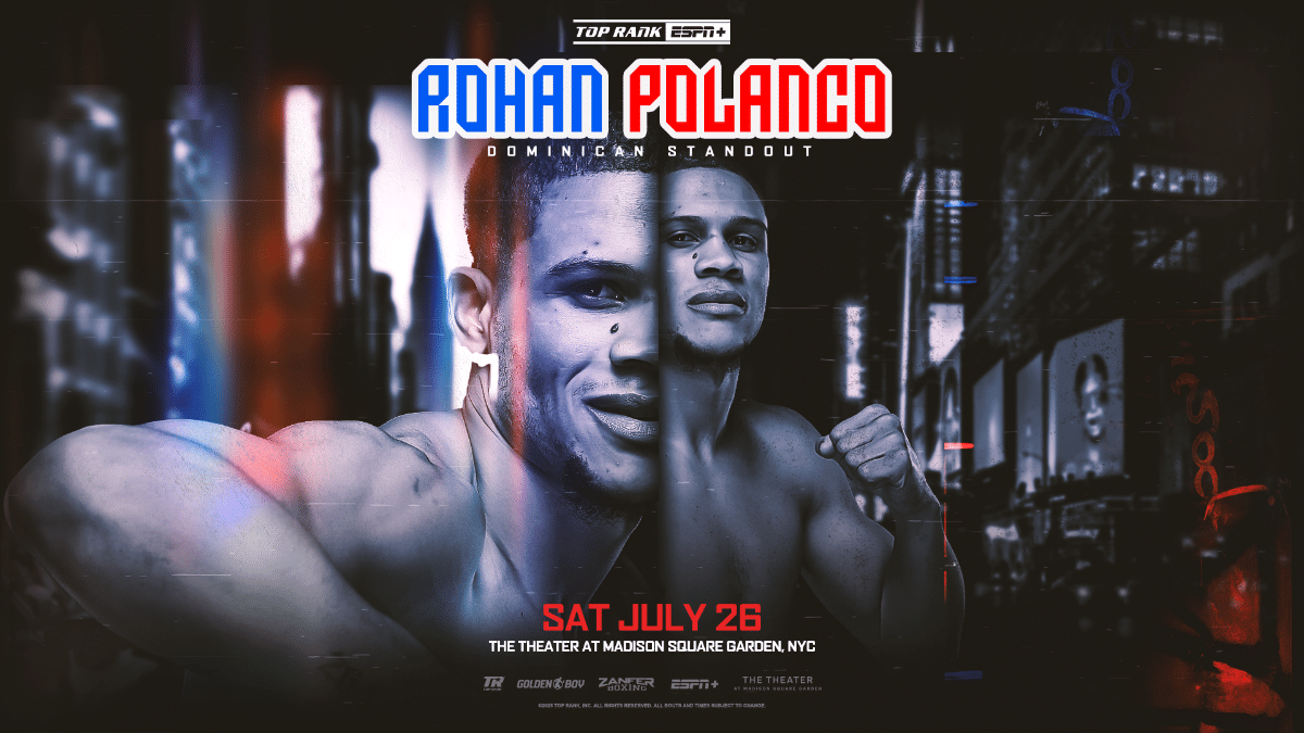 July 26: Rohan Polanco-Quinton Randall Welterweight Showdown Tops Xander Zayas-Jorge Garcia Undercard at The Theater at Madison Square Garden - Boxing Image