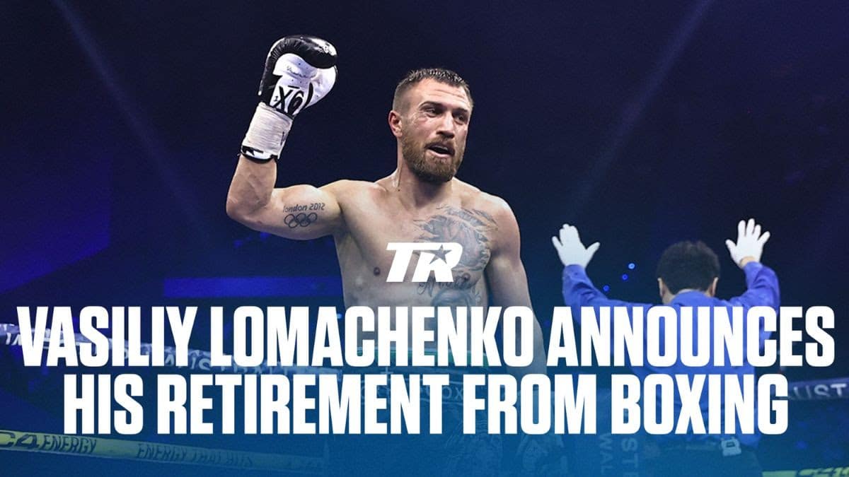 Vasyl Lomachenko Retires from Boxing — A Once-in-a-Generation Mastermind Leaves the Ring for Good - Boxing Image