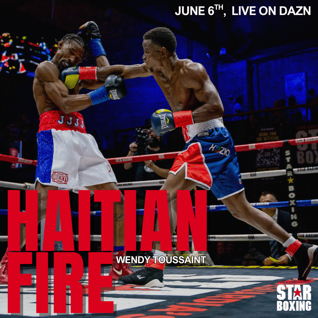Wendy Toussaint gets USBA title shot vs. unbeaten Joseph Hicks Jr. on June 6 DAZN card during Hall of Fame weekend - Boxing Image