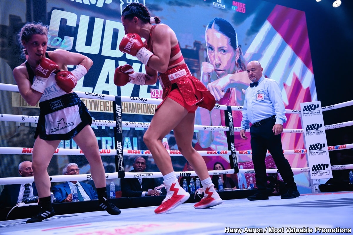 Kim Clavel becomes new IBF world champion on Most Valuable Prospects 15 - Fight Results - Boxing Image