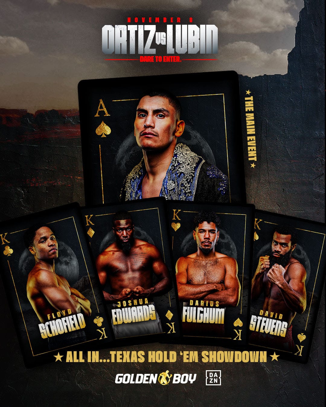 Ortiz vs Lubin Undercard: Schofield vs JoJo Diaz Headlines Texas Show - Boxing Image