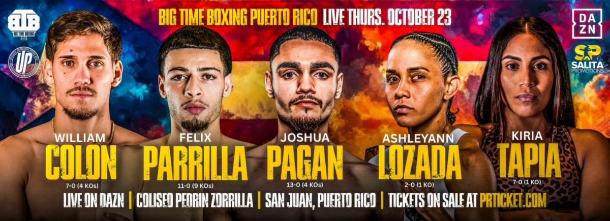 Joshua James Pagan vs Maliek Montgomery Headlines Big Time Boxing Return to Puerto Rico - Boxing Image