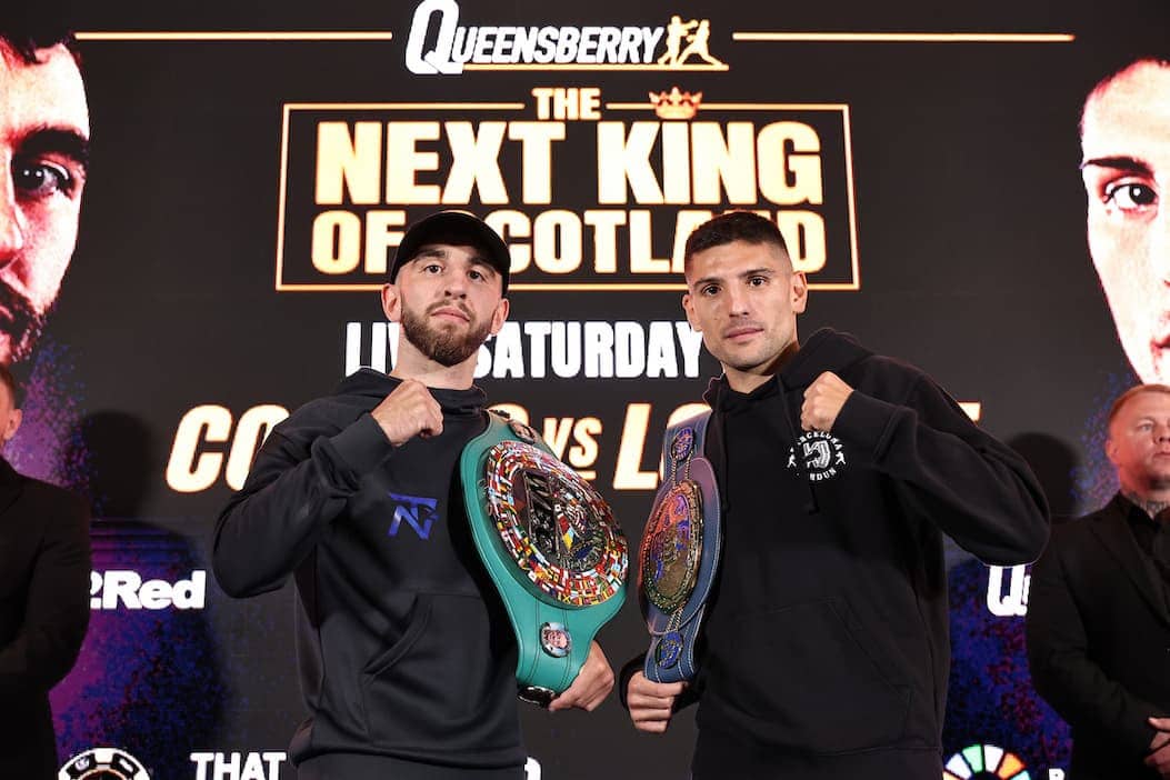 Collins vs Lorente on Saturday night at Braehead Arena - Boxing Image