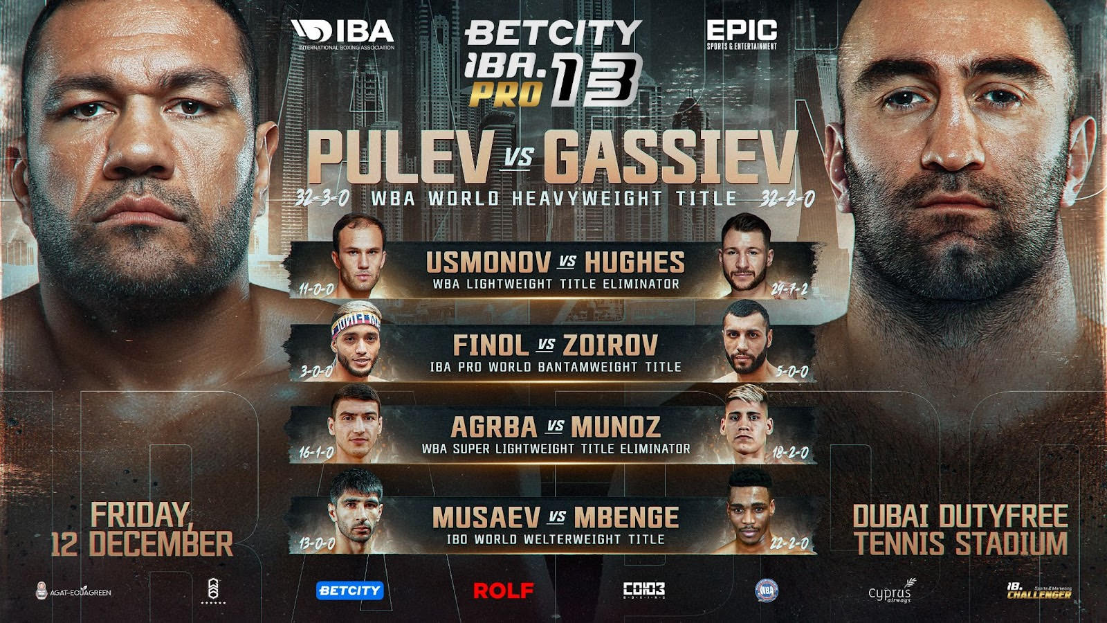 IBA Pro 13 Undercard Packs Serious Heat Ahead of Pulev vs. Gassiev - Boxing Image