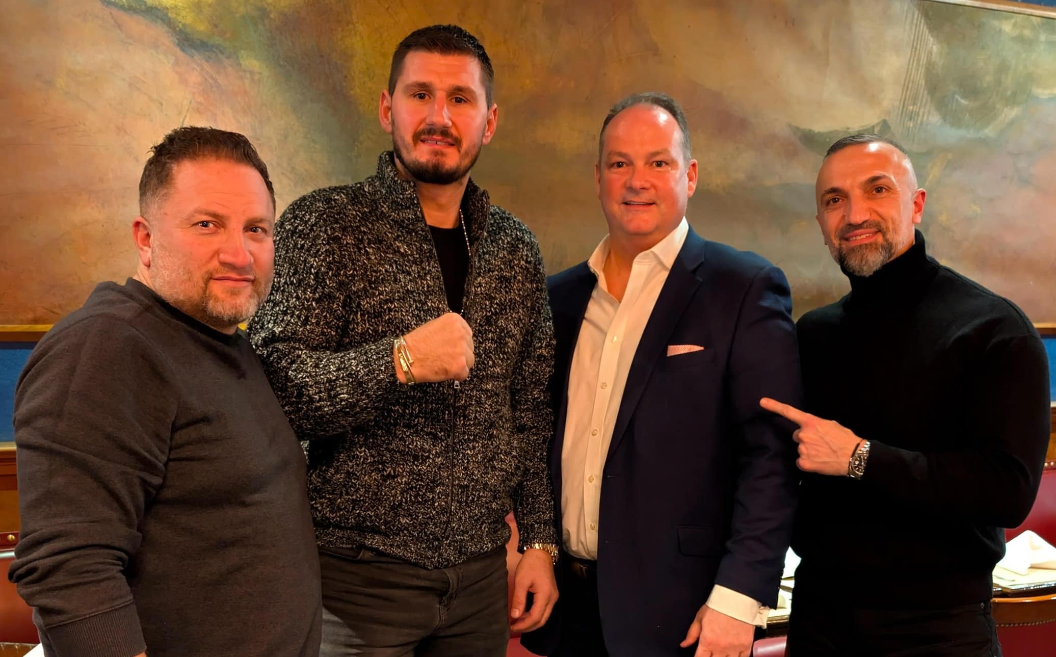 Albanian Heavyweight Kristian Prenga signs with Sullivan - Boxing Image